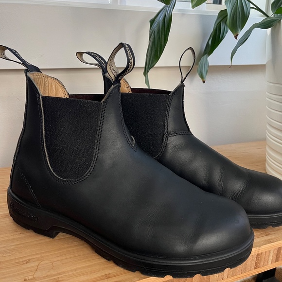 Blundstone Boots - Size AUS/UK 7.5 - Model 558 - Black - Leather Lined - EUC - Picture 2 of 8